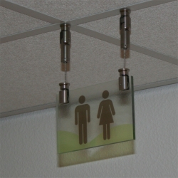 Glazen hangbord Glazen hangbord